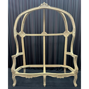 Carcasse Canapé Carrosse 3 places de Style Louis XV - L175cm