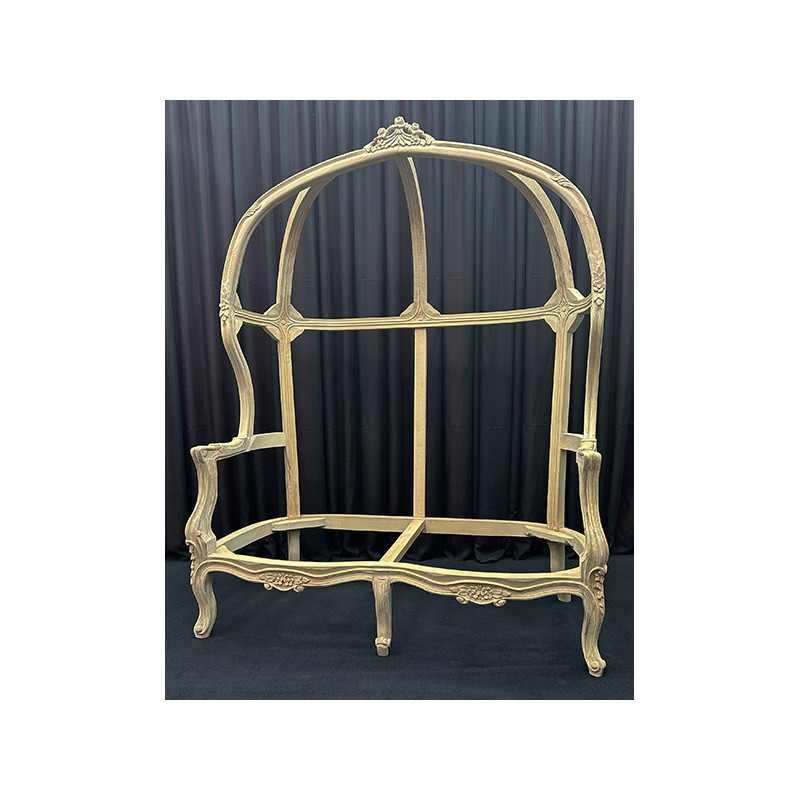 Carcasse Canapé Carrosse 2 places de Style Louis XV - L135cm