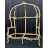 Carcasse Canapé Carrosse 2 places de Style Louis XV - L135cm