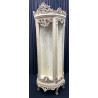 Vitrine de Style Baroque en Bois Brut - Largeur 65cm