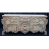 Buffet de Style Baroque en Bois Brut - L200cm H80cm