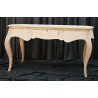 Bureau Style Louis XV ou de Style Baroque en Bois Brut - L125 H75