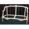 Carcasse Canapé Cabriolet en Gondole de Style Louis XV