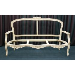 Carcasse Canapé Cabriolet de Style Louis XV - Largeur sur mesure de 155cm à 245cm