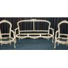 Carcasse Canapé Cabriolet de Style Louis XV - Largeur sur mesure de 155cm à 245cm