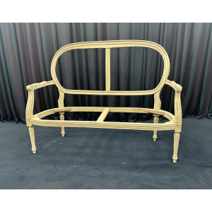 Carcasse Canapé Médaillon de Style Louis XVI