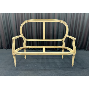 Carcasse Canapé Médaillon de Style Louis XVI