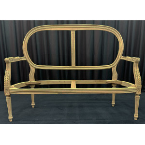 Carcasse Canapé Médaillon de Style Louis XVI