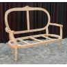 Carcasse Canapé Médaillon de Style Louis XVI - Largeur sur mesure de 135cm à 205cm