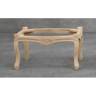 Carcasse brut Banc Style Louis XV en stock - Bout de lit Style Louis XV - Largeur 140cm