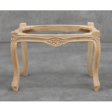Carcasse brut Banc Style Louis XV en stock - Bout de lit Style Louis XV - Largeur 140cm