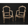 Lot 2 Carcasses Fauteuils Cabriolet ENFANT de Style Louis XV