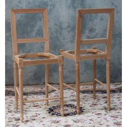 Lot 3 Carcasses de Chaises Jacob de Bar - Carcasses Chaises Haute - Hauteur d'assise 50 à 70cm