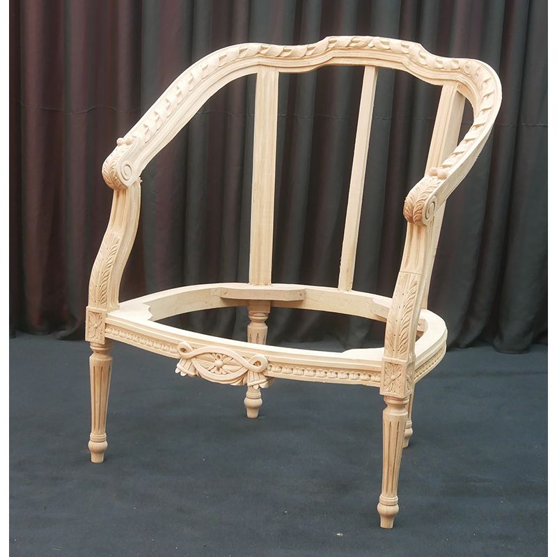 Lot 2 Carcasses de Fauteuils Bergère Empire de Style Louis XVI
