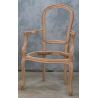 Lot 2 Carcasses de Chaises Cabriolet de Style Louis XV avec accoudoirs