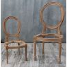 Lot 2 Carcasses Chaises Médaillon ENFANT de Style Louis XVI