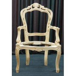 Lot 2 Carcasses de Chaises Baroque avec accoudoirs
