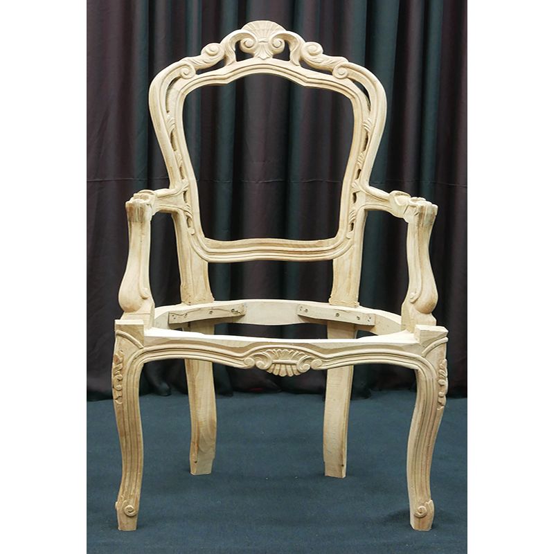 Lot 2 Carcasses de Chaises Baroque avec accoudoirs