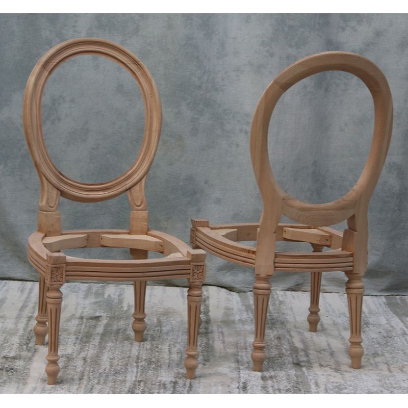 Lot 2 Carcasses Chaises Médaillon ENFANT de Style Louis XVI