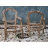 Lot 2 Carcasses Fauteuils Cabriolet ENFANT de Style Louis XV