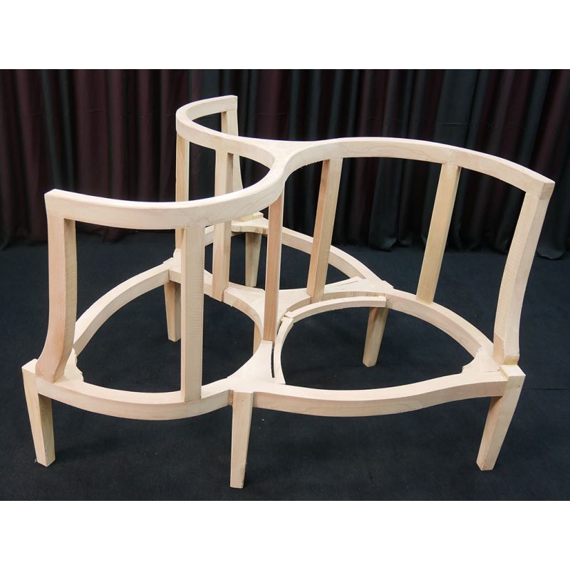 CARCASSE Fauteuil Indiscret 3 places de Style Moderne