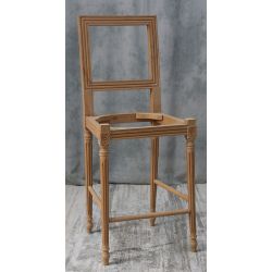 Lot 5 Carcasses de Chaises Jacob de Bar - Carcasses Chaises Haute - Hauteur d'assise 50 à 70cm