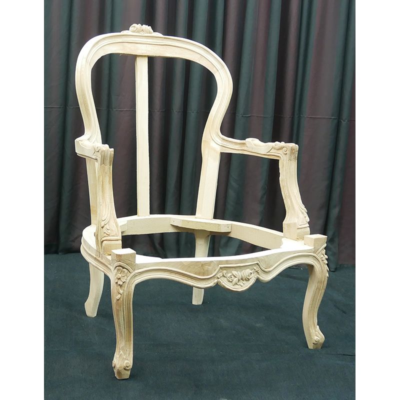 Lot 2 Carcasses de Fauteuils Bergère Cabriolet de Style Louis XV