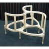 CARCASSE Fauteuil Indiscret 3 places de Style Louis XVI - Canapé Indiscret 3 places