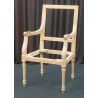Lot 6 Carcasses de Chaises Jacob de Style Louis XVI avec accoudoirs 