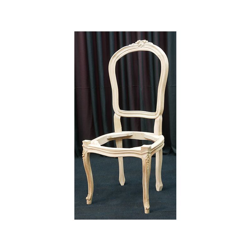 Lot 6 Carcasses de Chaises Cabriolet de Style Louis XV