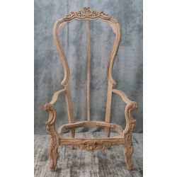 Carcasse Fauteuil Trône de Style Baroque