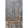 Carcasse Fauteuil Trône de Style Baroque