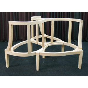 CARCASSE Fauteuil Indiscret 3 places de Style Moderne - Canapé Indiscret 3 places