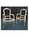 CHAISES AVEC ACCOUDOIRS PAR 6