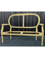 CARCASSES CANAPÉS MÉDAILLON DE STYLE LOUIS XVI